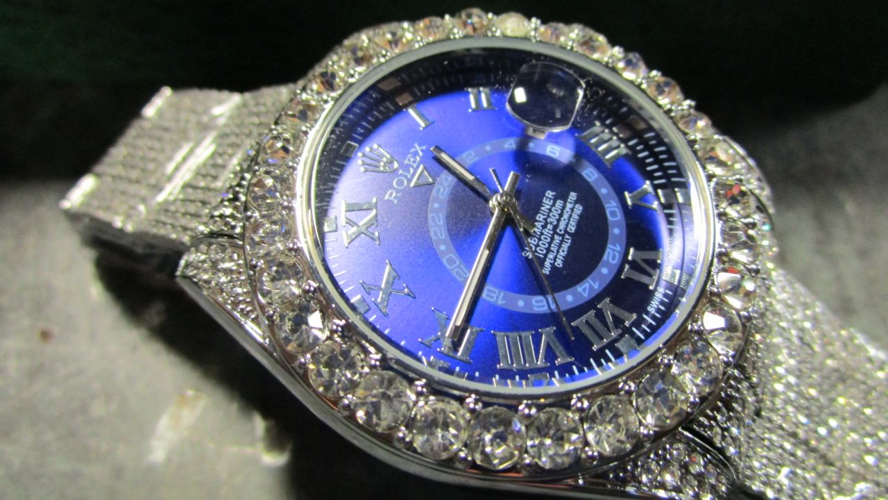 Pictured is a watch seized by customs officers in Louisville, Kentucky, in July.