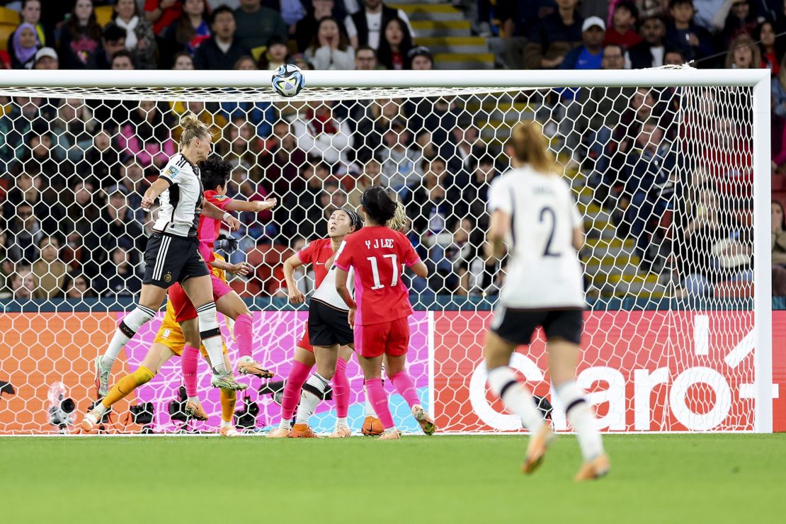 Alexandra Popp scored once for Germany but couldn't find the winner. 