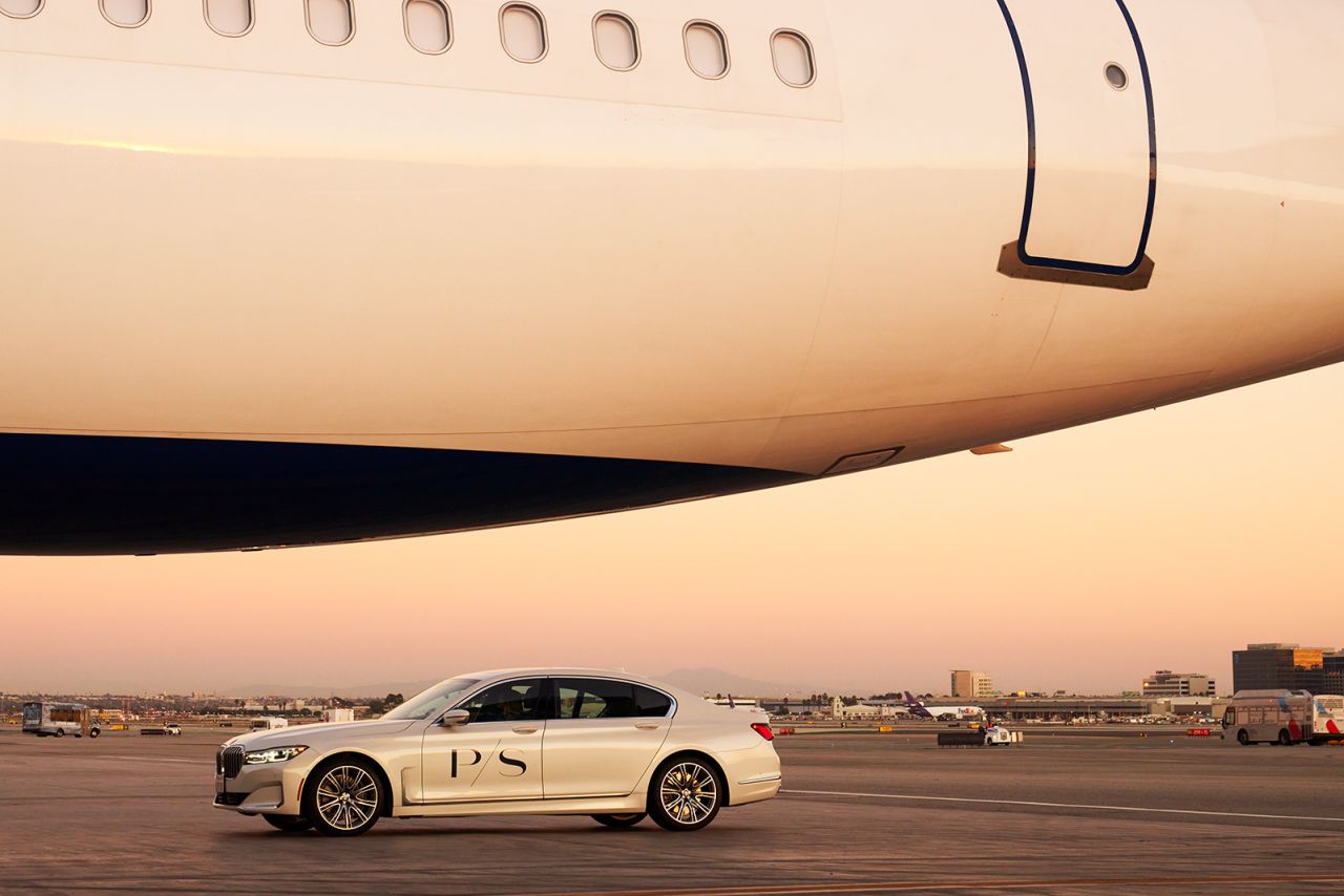 A big perk of the PS experience is direct-to-plane boarding via a BMW.