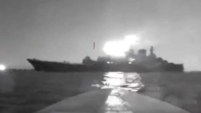 An attack on Russian naval vessels at a Black Sea port on Friday was carried out in by the Security Service of Ukraine with the Ukrainian Navy, a Ukrainian source told CNN. Social media videos showed a Russian warship listing heavily and being towed after Moscow claimed it had foiled a Ukrainian sea drone attack on a Black Sea naval base.