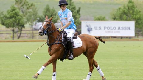 ASPEN, COLORADO - AUGUST 25: Prince Harry, Duke of Sussex plays polo during the Sentebale ISPS Handa Polo Cup 2022 on August 25, 2022 in Aspen, Colorado. (Photo by Chris Jackson/Getty Images for Sentebale)