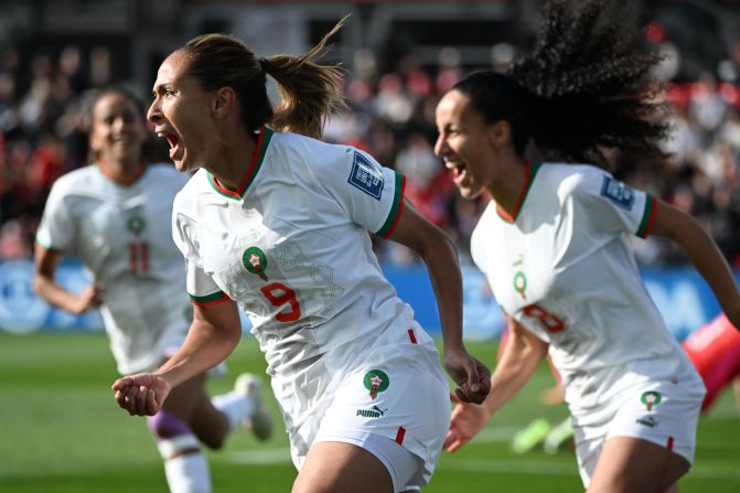 But the tournament's second lowest-ranked team (72nd) rebounded in stunning fashion to shock South Korea, striker Ibtissam Jraidi converting the game's only goal after just six minutes.