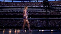 EAST RUTHERFORD, NEW JERSEY - MAY 26: EDITORIAL USE ONLY Taylor Swift performs onstage during  "Taylor Swift | The Eras Tour" at MetLife Stadium on May 26, 2023 in East Rutherford, New Jersey. (Photo by Kevin Mazur/TAS23/Getty Images for TAS Rights Management)