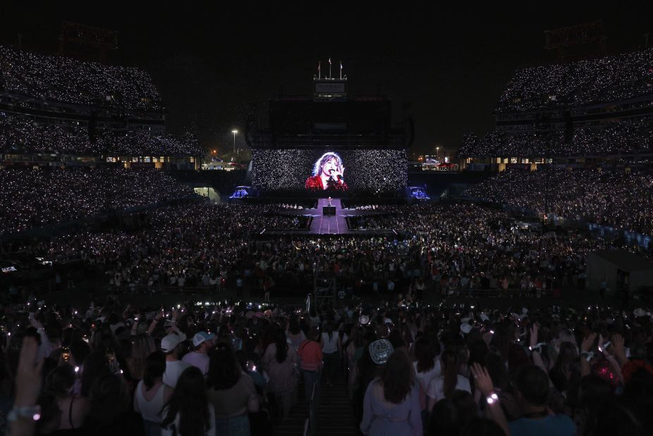 Swift performs the 10-minute version of "All Too Well" in Nashville on May 6.