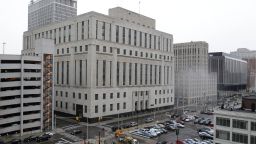 The Theodore Levin United States Courthouse is seen in Detroit, Monday, July 11, 2011. An appeals court on Thursday, Aug. 3, 2023, overturned the drug conviction of a Black man, saying his rights were violated by U.S> District Judge Stephen Murphy III who was upset over delays in the case and declared: "This guy looks like a criminal to me." Murphy is based in the Detroit courthouse. (AP Photo/Carlos Osorio)