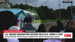 exp Travis King North Korea POW status vo/sot 080501ASEG3 CNNI World_00002001.png