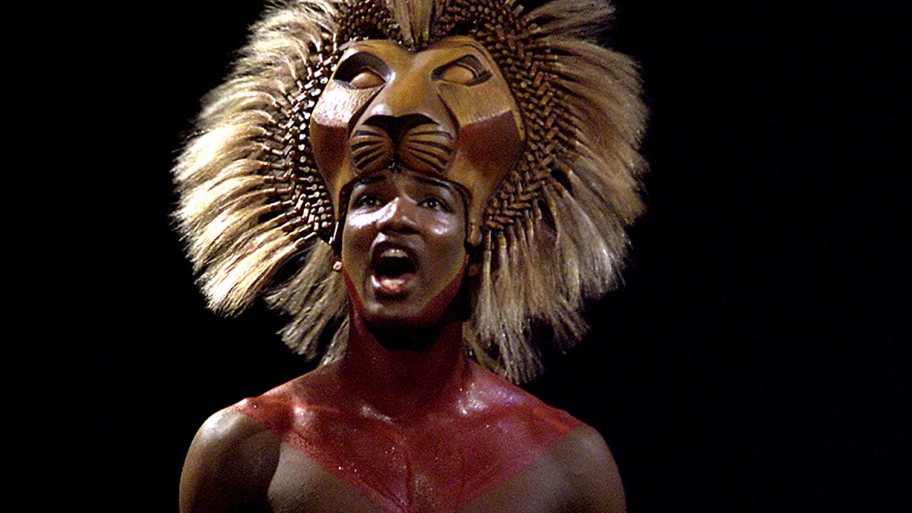 Clifton Oliver performs as Simba in the "Lion King" in Los Angeles on September 28, 2000.