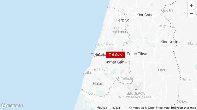 Израелски патрул е убит при стрелба в Тел Авив, палестински стрелец също е убит