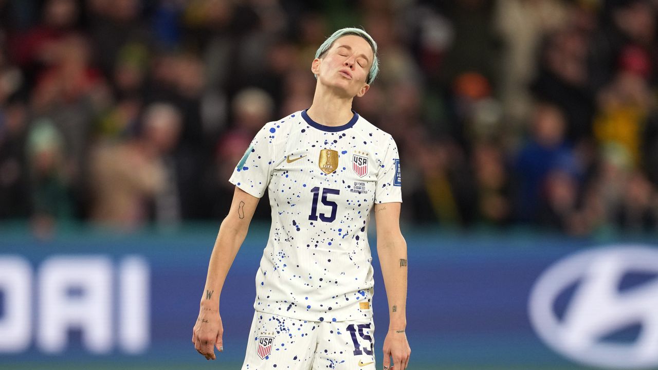 Megan Rapinoe played in her last ever World Cup match for the US.