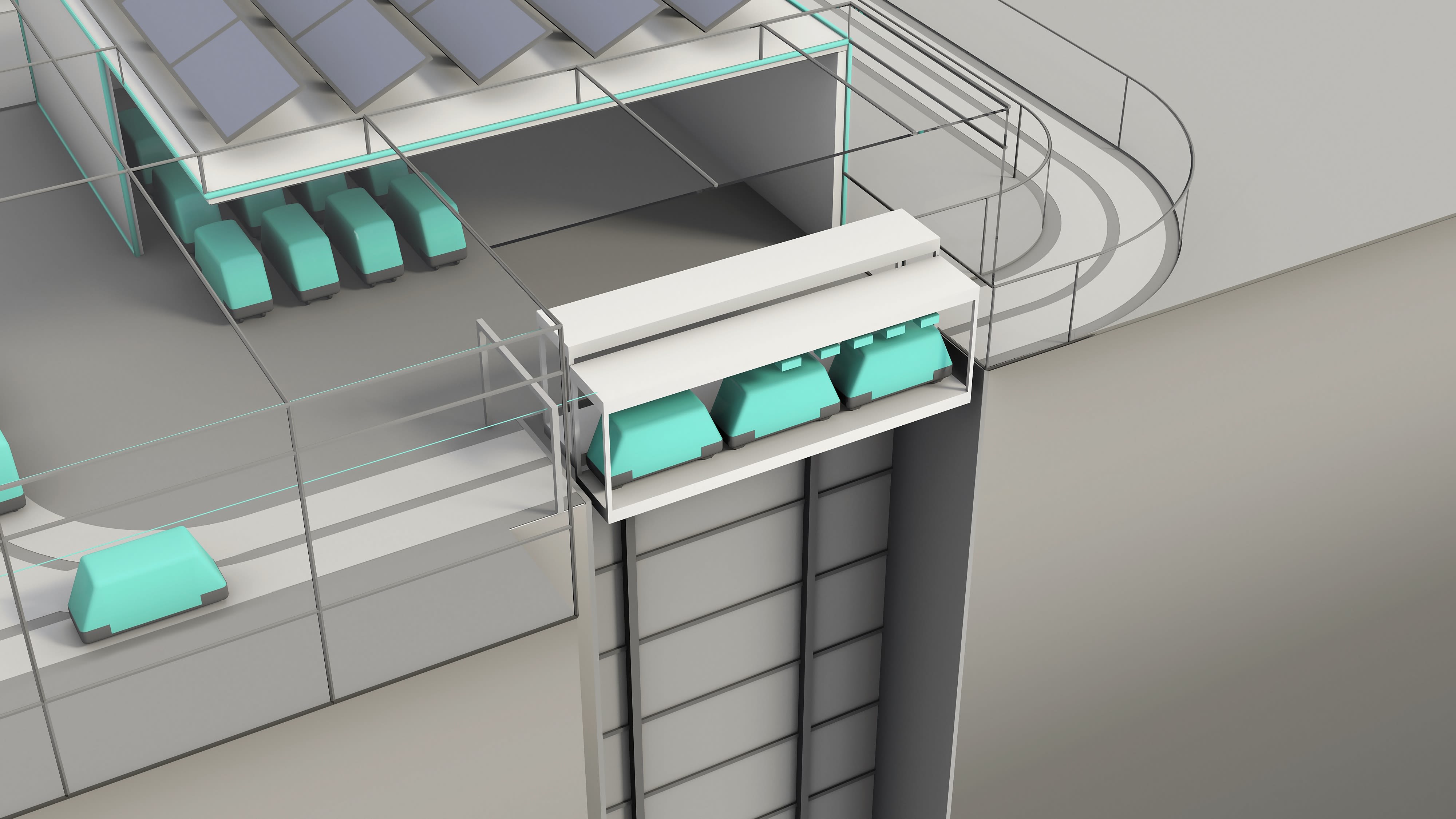 Cargo Sous Terrain will use lifts to load and unload freight at designated<strong> </strong>hubs.