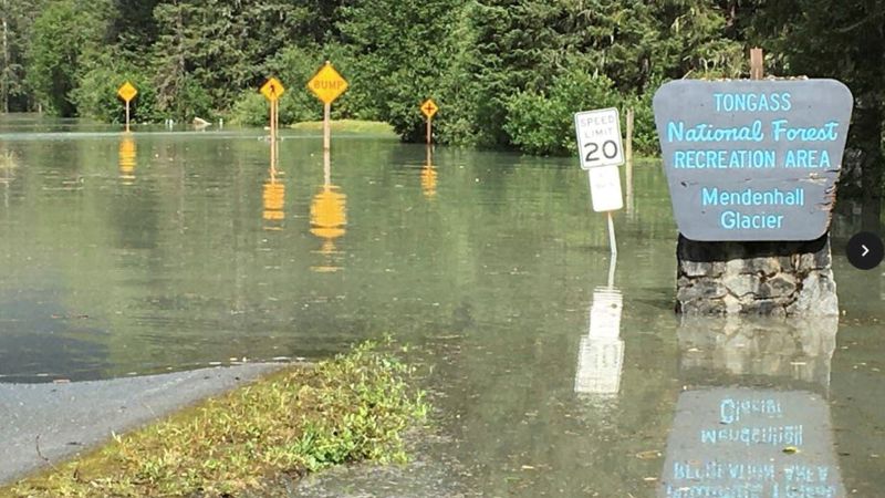 Glacier basin flooding destroys two structures in Alaskan capital of Juneau and prompts local emergency declaration | CNN