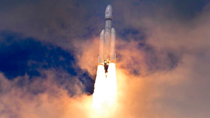 NextImg:India's Chandrayaan-3 enters lunar orbit in step closer to moon rover soft landing | CNN
