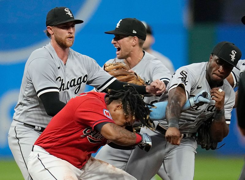Brawlers from White Sox-Guardians fight suspended CNN