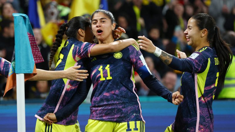 Colombia advances to Women's World Cup quarterfinals for the first time ...