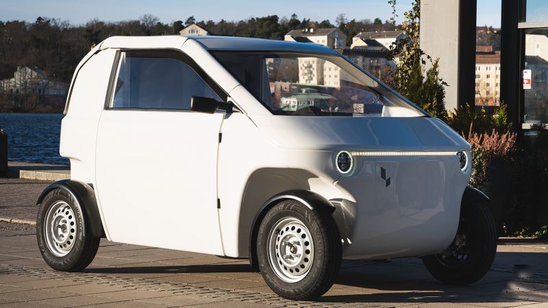 Swedish startup Luvly makes small electric cars