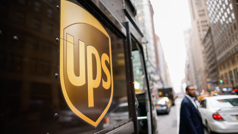 Read more about the article UPS says its profit will fall after it reaches a Teamsters deal. Its stock is sinking sharply – CNN