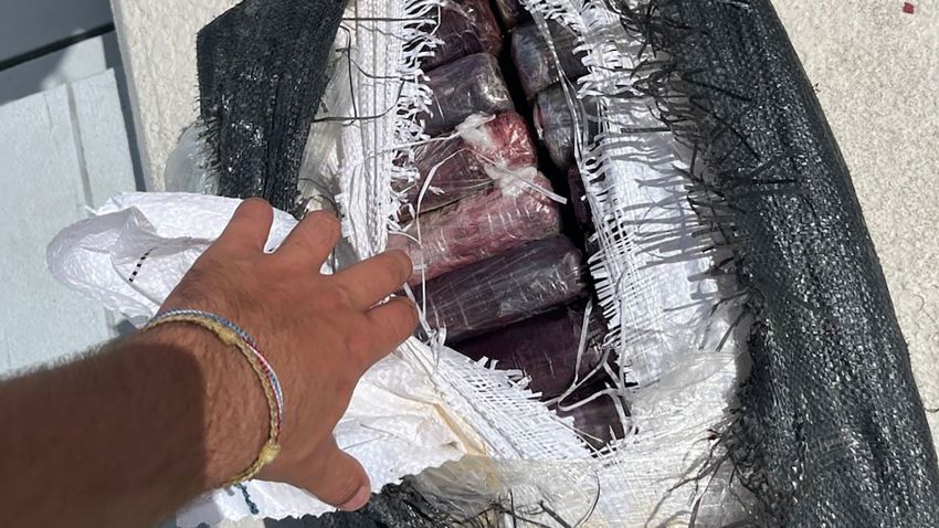 According to Border Patrol, the packaging contained 25 bricks of cocaine. The cocaine weighed approximately 70 pounds and has an estimated street value of $1.1 million dollars. The drugs were processed for seizure by the U.S. Border Patrol.