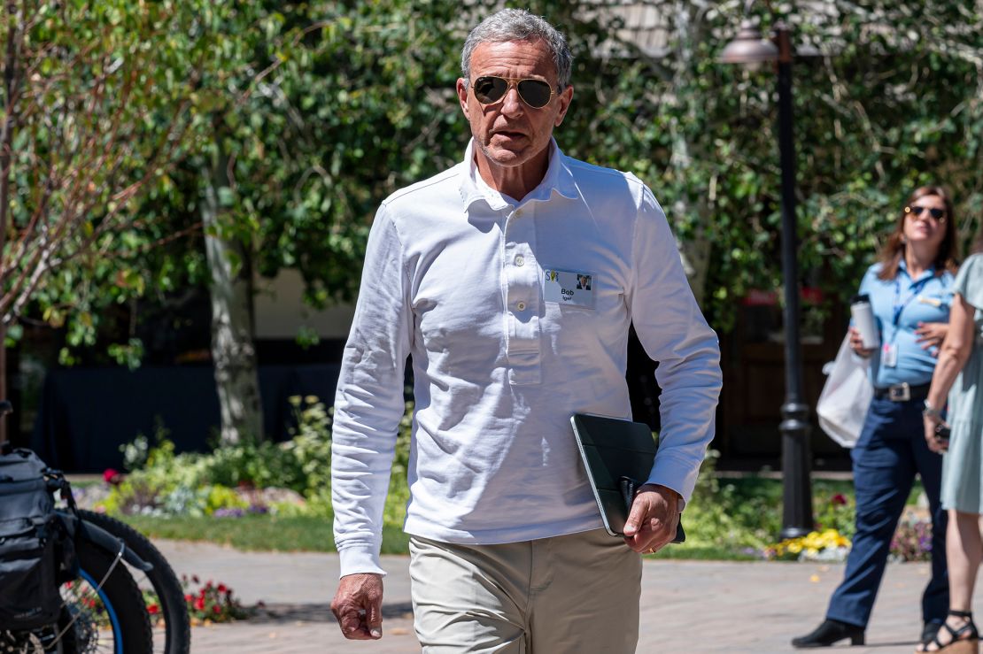 Bob Iger attends the Allen & Co Media and Technology Conference — informally known as "summer camp for billionaires" — in Sun Valley, Idaho.