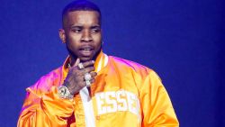 **FILE PHOTO** Tory Lanez Guilty In Shooting Of Megan Thee Stallion. Hip-hop artist Tory Lanez performs in support of Chris Brown's INDIGOAT Tour at Oracle Arena on October 15, 2019 in Oakland, California. Photo: Christopher Victorio/imageSPACE/MediaPunch /IPX