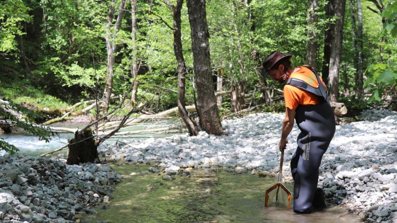 They are on a mission to collect data on the plant and animal species that live in and around the river, to help build a case for why the area should be preserved.