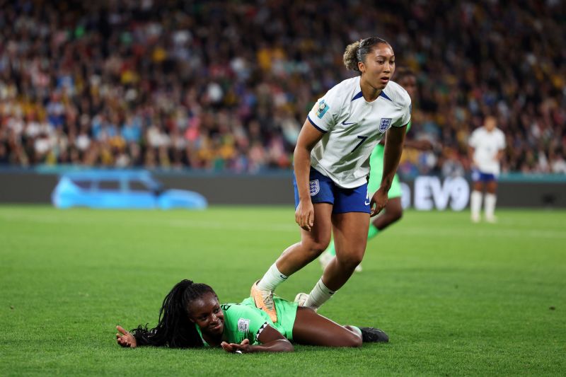 Lauren James England star apologizes for red card after stepping on Nigerias Michelle Alozie CNN