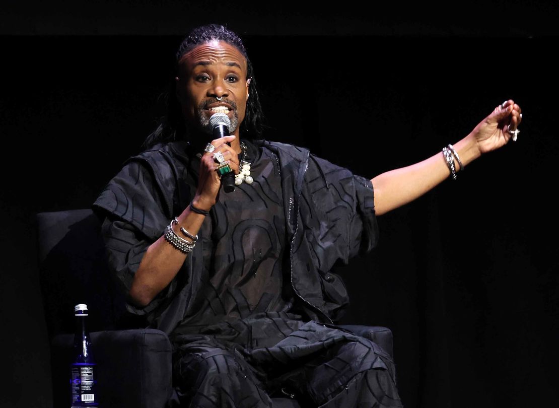 Billy Porter, pictured on stage during the 2023 Tribeca Festival last June, will co-host this year's Earthshot Awards ceremony with South African TV presenter Bonang Matheba in Cape Town on November 6.  