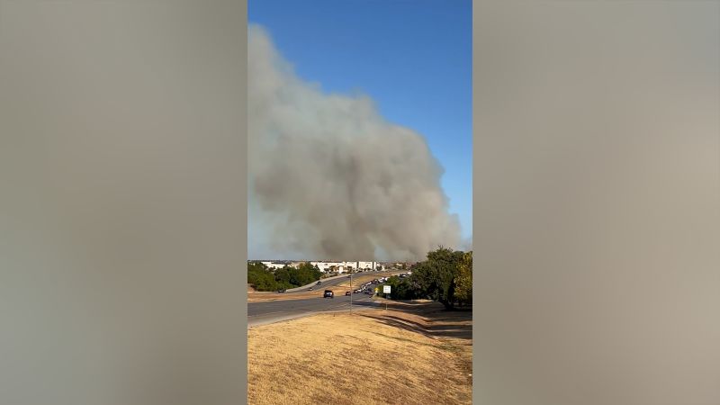 Austin area wildfire has destroyed an apartment building and