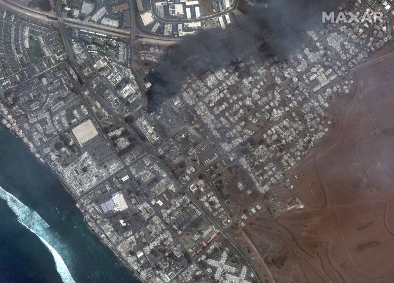 Before-and-after Satellite Images Show Maui Wildfires Damage | CNN