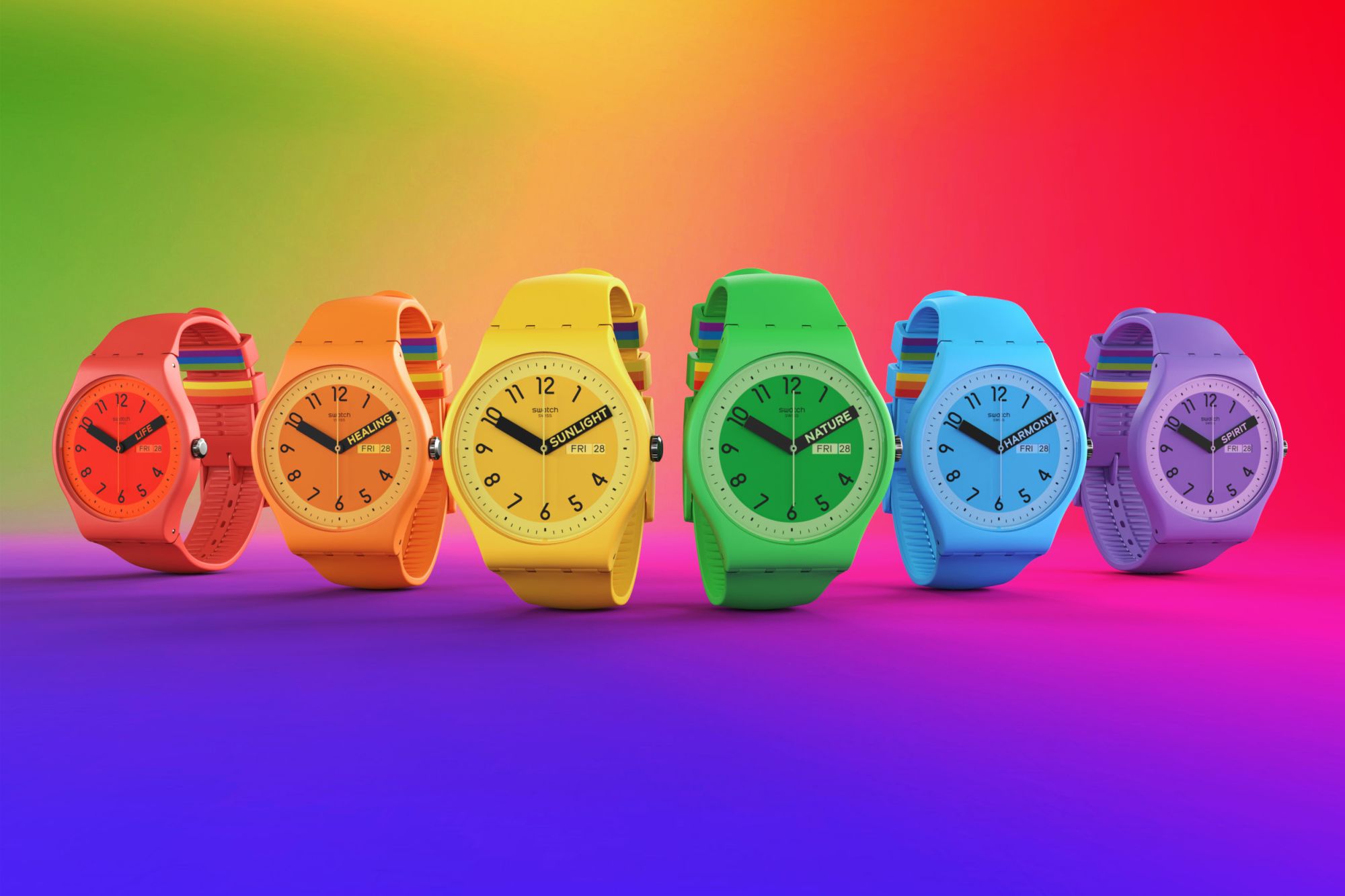swatch rainbow collection