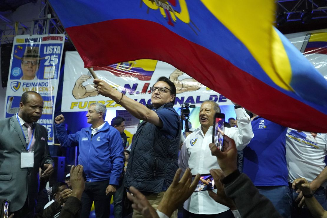 Villavicencio was shot as he left this campaign event on Wednesday.