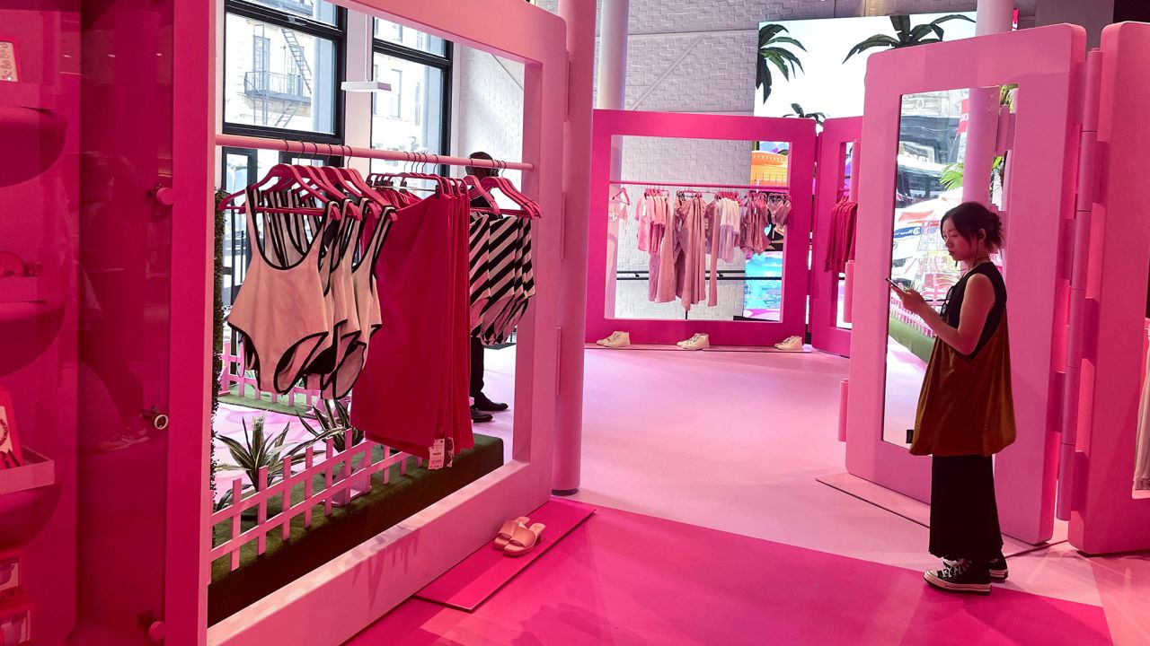 Barbie pop-up in Zara's Soho store in New York City.