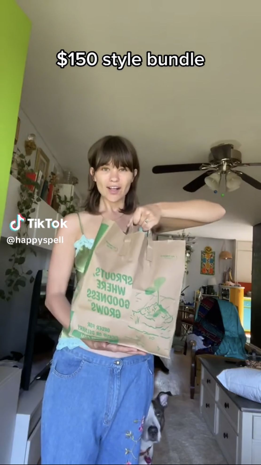 Micah Russell documents her style bundle building routine on TikTok.