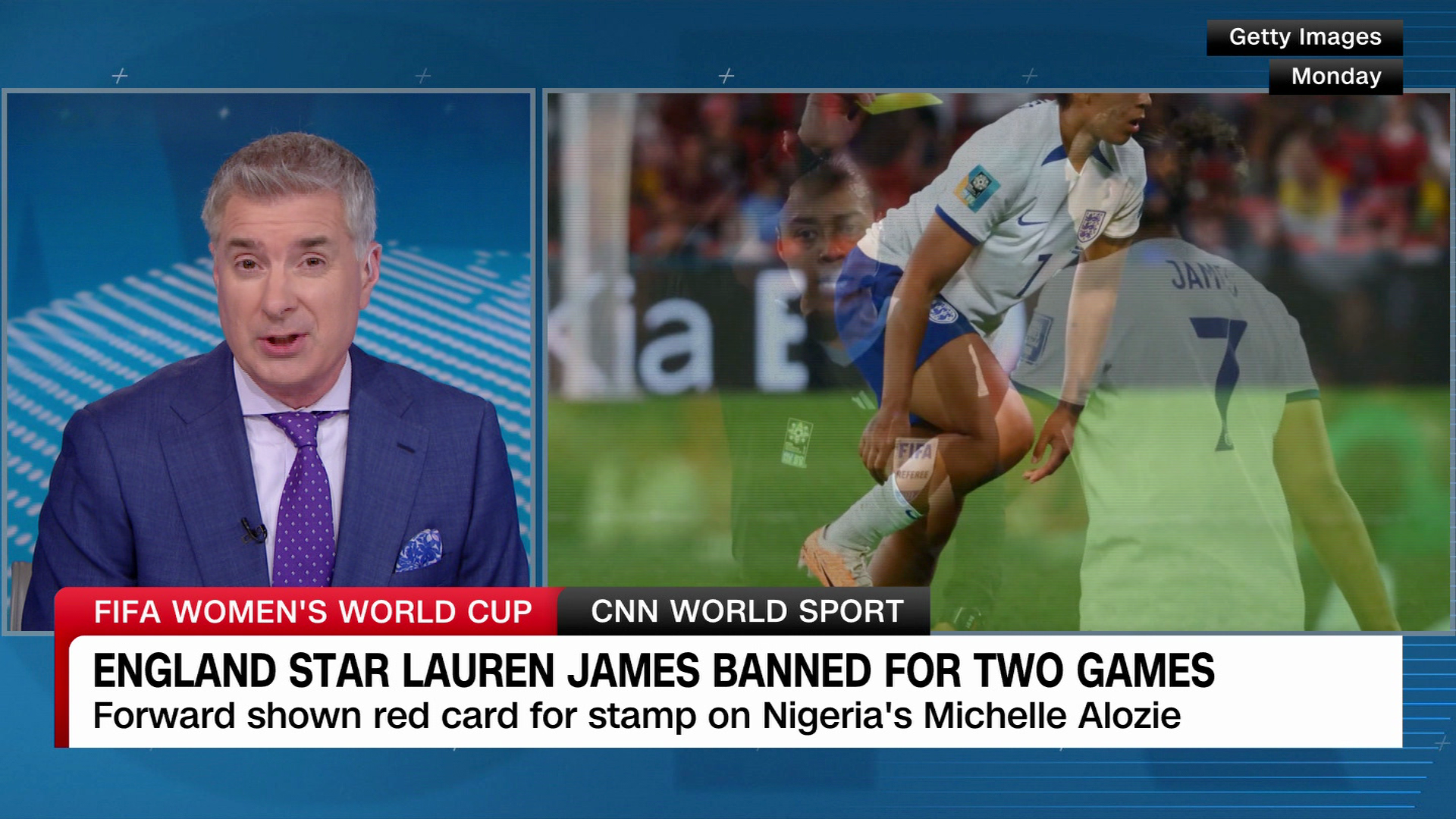 England star Lauren James banned for two games