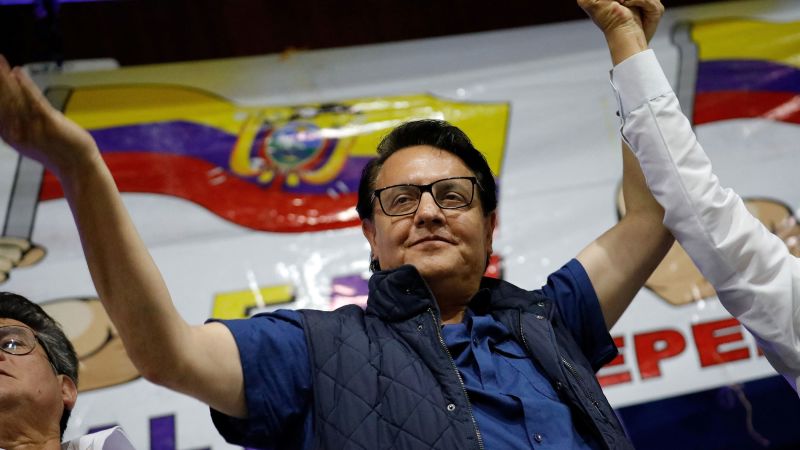 Ecuador says six suspects arrested for presidential candidate assassination are Colombian