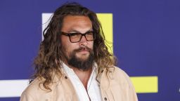 FILE - Jason Momoa appears at the premiere of "Ambulance" in Los Angeles on April 4, 2022 Momoa will host Discovery's "Shark Week,". premiering on Sunday. (Photo by Willy Sanjuan/Invision/AP, File)