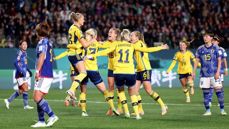 Световно първенство за жени: Швеция ще играе срещу Испания на полуфинал след впечатляваща победа над Япония