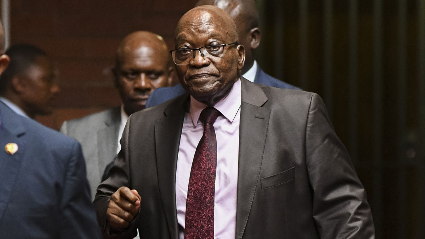 Jacob Zuma, pictured in court in March 2023, served as South Africa's president for 10 years from 2008.