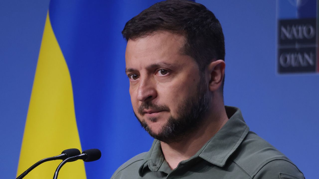 President Zelensky, pictured at the NATO summit in Vilnius in July, announced the latest dismissals in a statement on Friday.