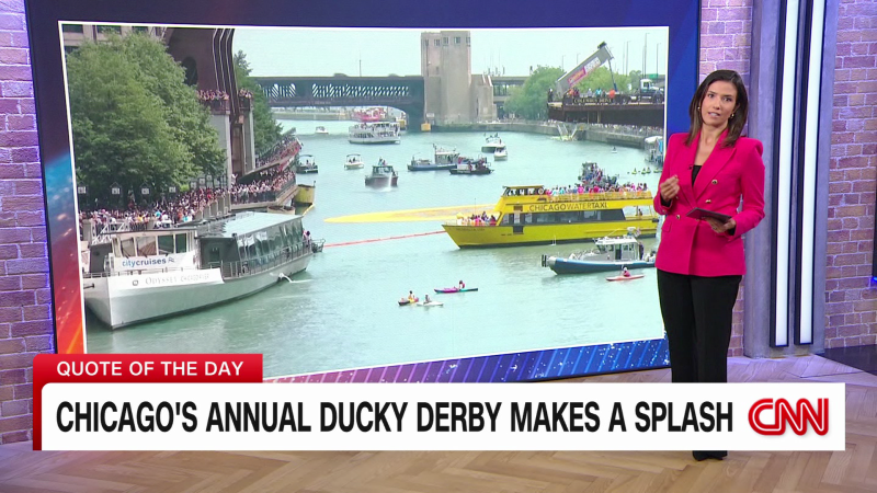 Chicago's annual Ducky Derby makes a splash