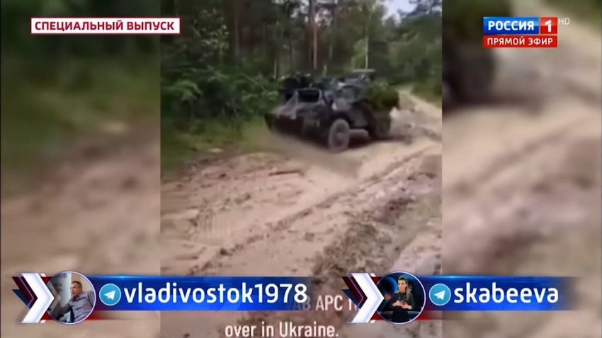 screengrab Russian State TV tank