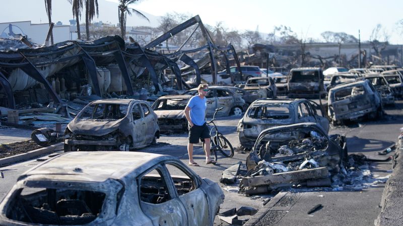 NextImg:Firefighting crews make progress against Maui wildfires that killed at least 80 people, but flare-ups continue | CNN