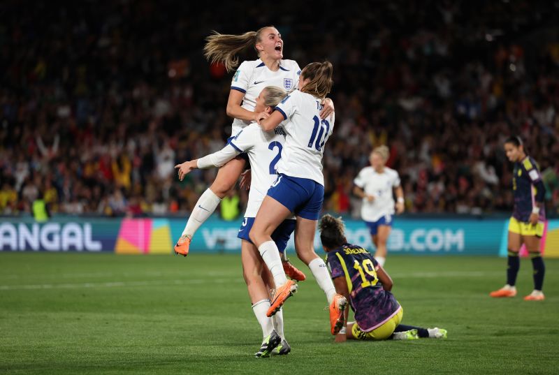 England Defeats Spirited Colombia 2-1 To Reach Women's World Cup ...