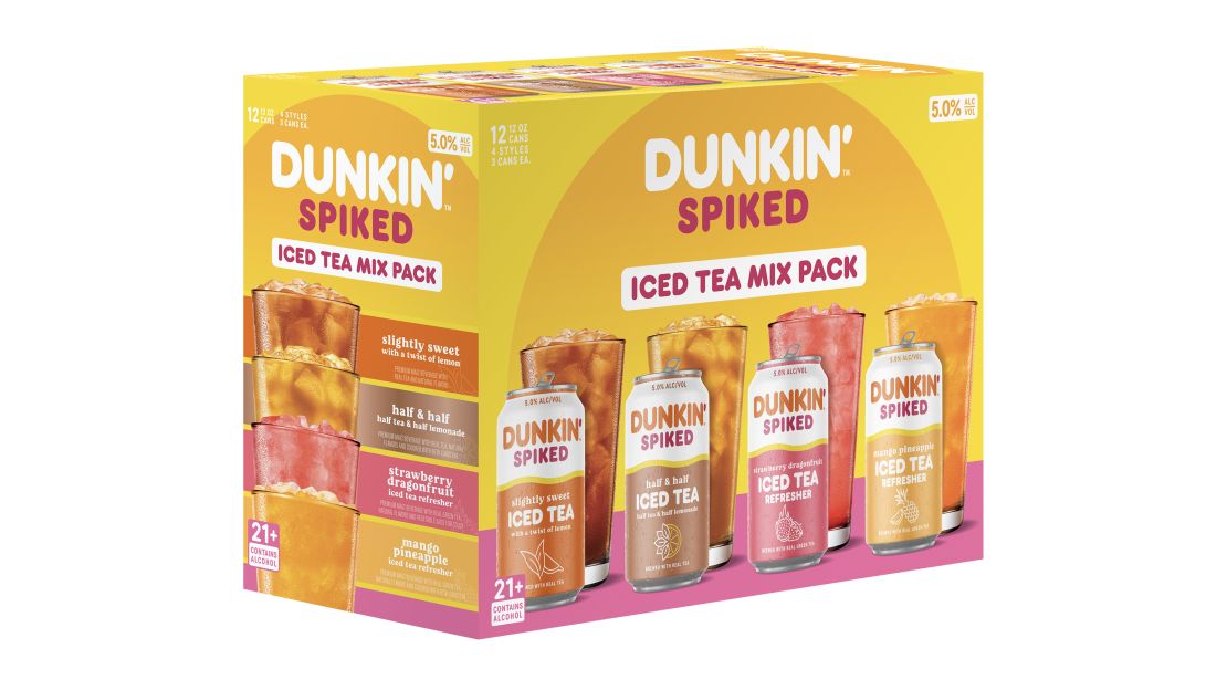 Dunkin' Spiked iced tea is coming out in late August.