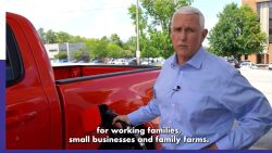 Mike Pence Campaign pumping gas ad