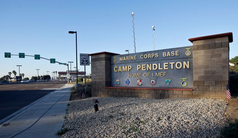 Camp Pendleton US Marine charged with sexual assault weeks after missing teen was found in Camp Pendleton barracks picture picture