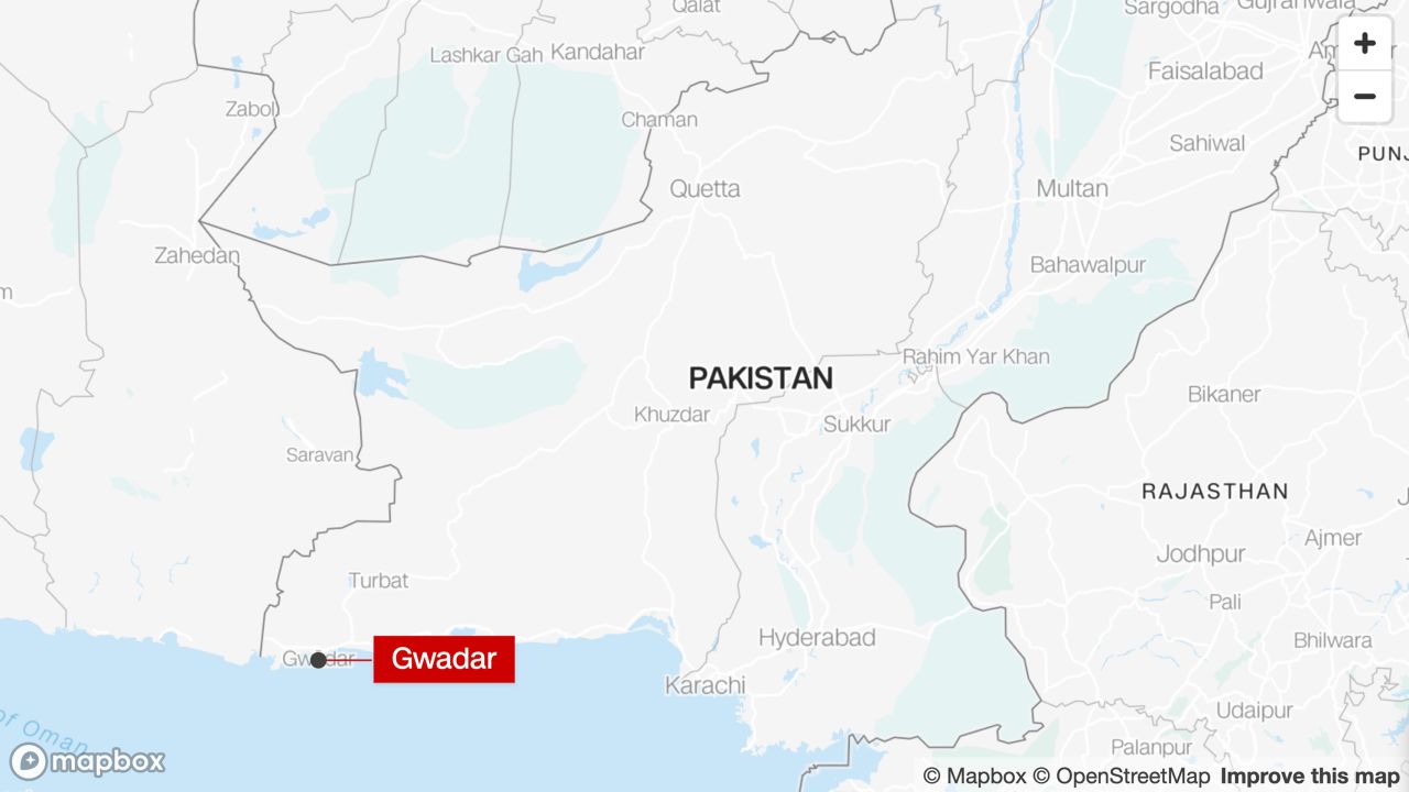 Two militants were killed in the attack that took place in the district of Gwadar in Pakistan's southwestern province of Balochistan.