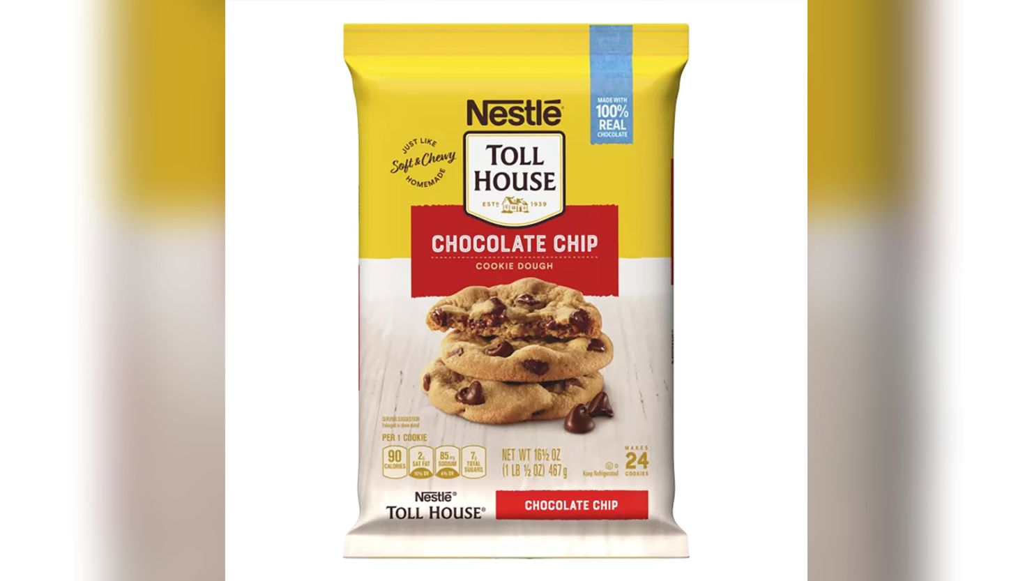 Nestlé Toll House 'break and bake' chocolate chip cookie dough recalled –  NBC New York