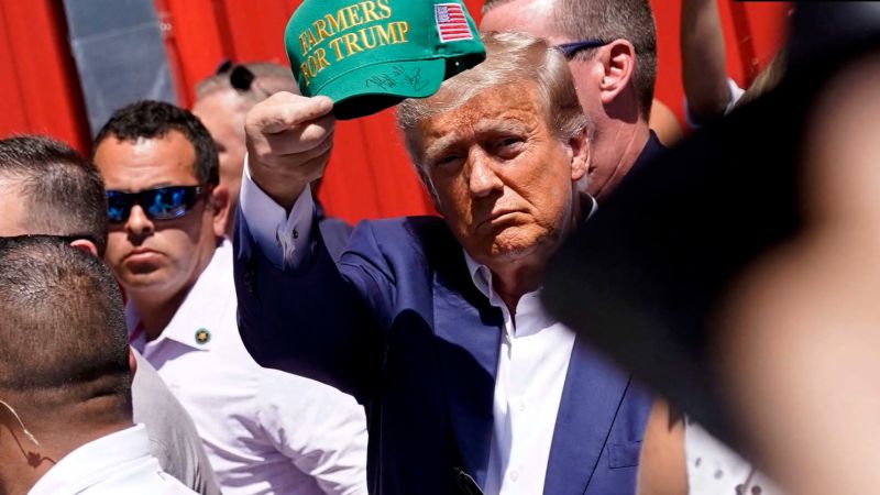 Watch: Dispite skipping much of the Iowa State Fair, Trump was still the main attraction