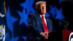 Former President Donald Trump speaks at the 56th annual Silver Elephant Gala in Columbia, S.C., Saturday, Aug. 5, 2023.