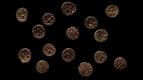 The gold coins were struck between 60 BC and 20 BC, according to National Museum Wales.